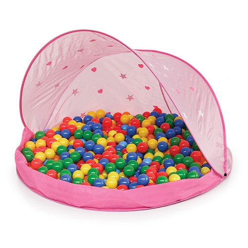 Pink tent ball - ball, pit