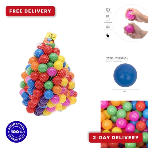100 plastic ball pit balls - plastic,