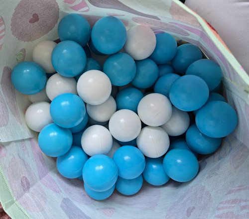 Plastic ball pit - plastic, blue