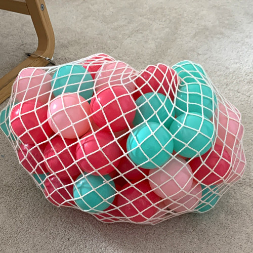 65x plastic ball pit play - plastic,