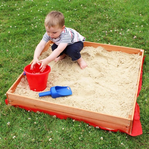 Wooden sand pit - wooden, box