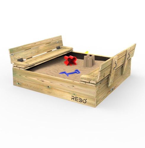 Rebo wooden sandpit ball - rebo,