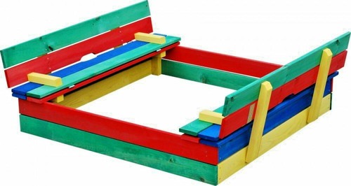 Sandpit coloured wooden ball - sandpit,